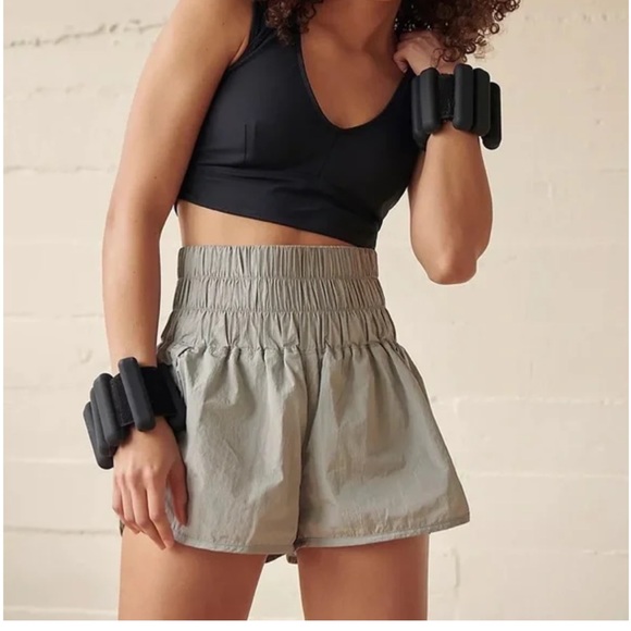 Free People The Way Home Shorts Grey Sz M - Picture 3 of 6